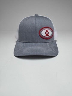 Heather Grey with Red Spread Aloha Hat