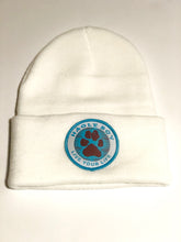 Load image into Gallery viewer, Black Round Paw Patch Beanie
